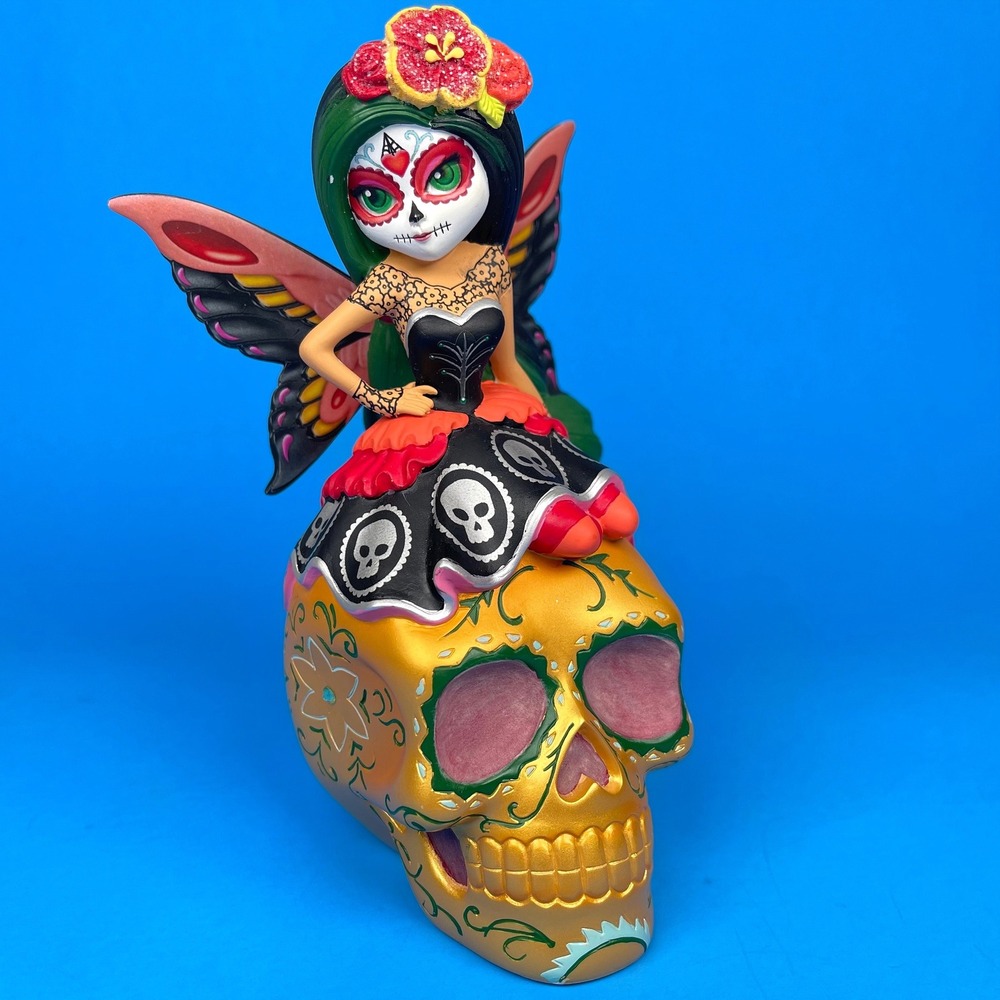 Jasmine Becket-Griffith Spirit of the Delightful Charm Fairy Sugar Skull Glows